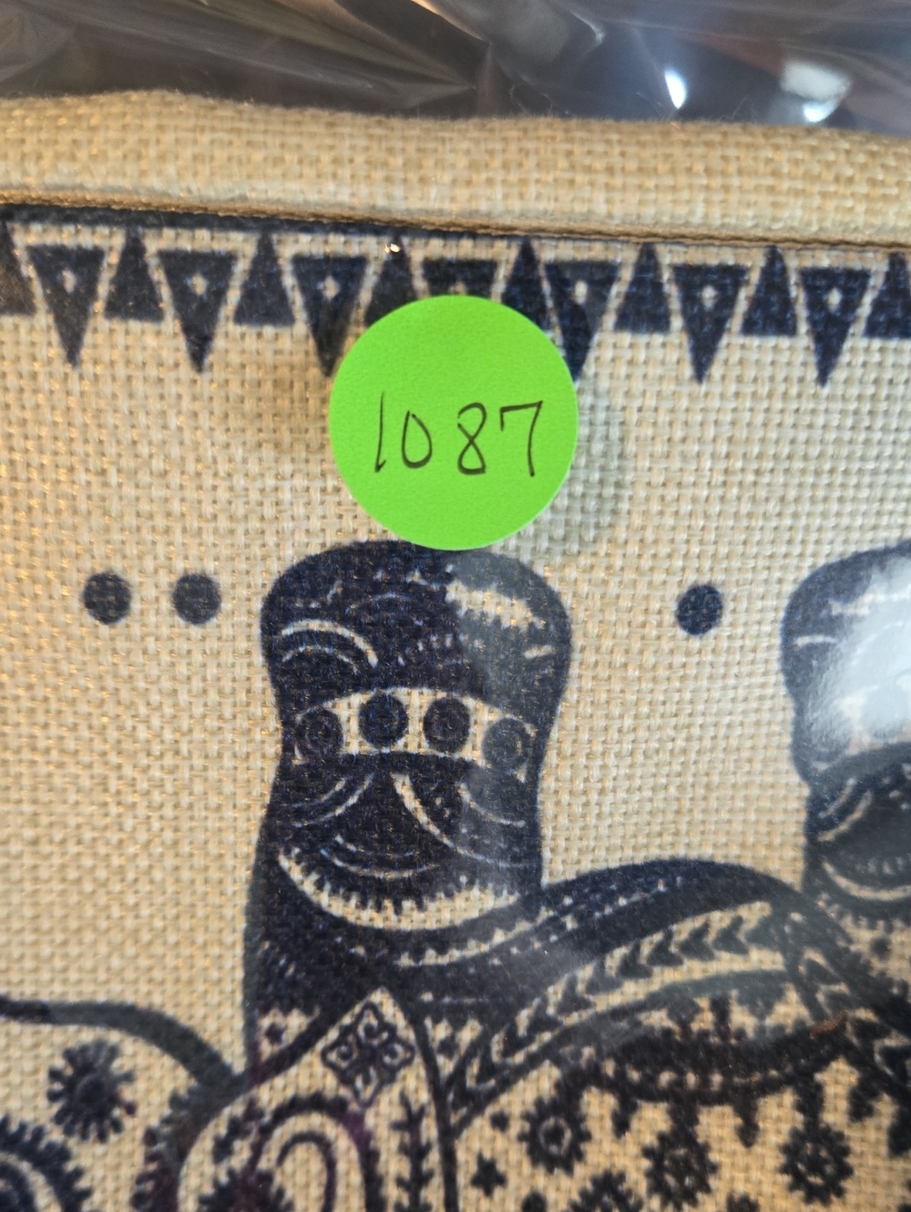 Accent Pillow Covers -Navy Elephant Pattern. Set of 4. NWOT - Picture 8 of 8